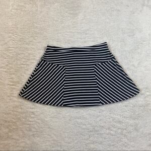 Candies Striped black and white mini skirt, size 7